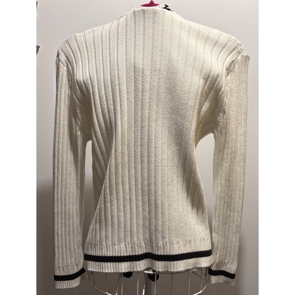 Meg Allen A Liz Claiborne Co. Size 8/10 M Cardigans With Zipper White 38" X 24" - Picture 3 of 7